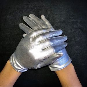 Metallic Wrist Gloves